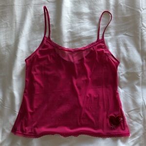 Savage x Fenty Hearts Mesh Tank Top